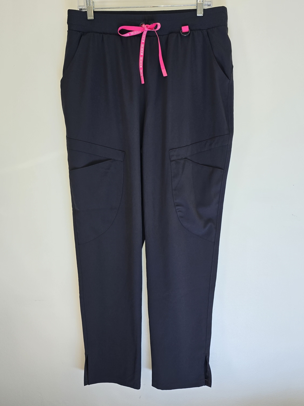 NWT Med Couture Amp mid-rise scrub pants tapered leg Pewter Large Womens - Picture 4 of 13
